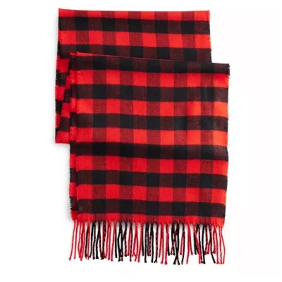 NEW CASHMERE BUFFALO SCARF CHECKED SCARF - Picture 3 of 5